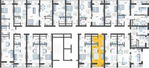 Студия квартира, вторичка, 24м2, 10/19 этаж