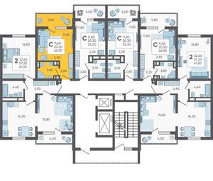 Студия квартира, вторичка, 26м2, 5/10 этаж