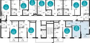 1-к квартира, вторичка, 38м2, 3/17 этаж