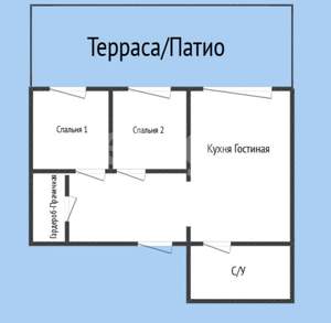 3-к квартира, вторичка, 70м2, 3/15 этаж