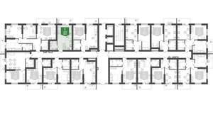 1-к квартира, вторичка, 28м2, 2/12 этаж