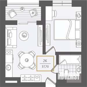 2-к квартира, вторичка, 38м2, 8/10 этаж