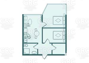 2-к квартира, вторичка, 52м2, 5/20 этаж