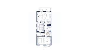 2-к квартира, строящийся дом, 107м2, 3/4 этаж