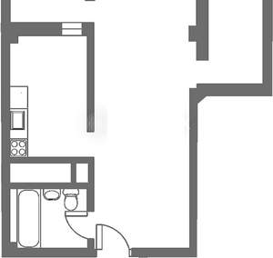 1-к квартира, вторичка, 26м2, 4/12 этаж