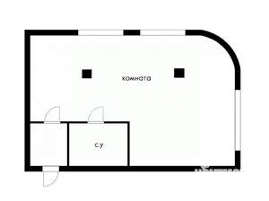 1-к квартира, вторичка, 34м2, 4/4 этаж