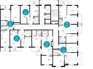 2-к квартира, вторичка, 55м2, 5/17 этаж