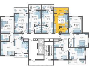 Студия квартира, вторичка, 26м2, 11/16 этаж