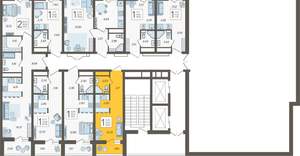 Студия квартира, вторичка, 23м2, 19/19 этаж