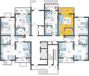 Студия квартира, вторичка, 27м2, 1/10 этаж