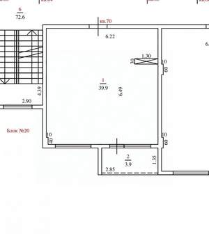 1-к квартира, вторичка, 44м2, 5/7 этаж
