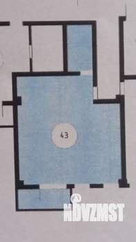 1-к квартира, вторичка, 44м2, 2/9 этаж