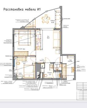 2-к квартира, вторичка, 60м2, 9/16 этаж