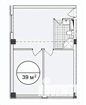 1-к квартира, вторичка, 38м2, 2/4 этаж