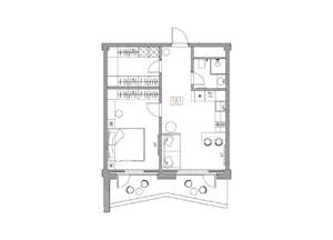 1-к квартира, вторичка, 58м2, 8/11 этаж