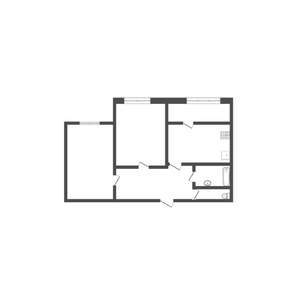 2-к квартира, вторичка, 60м2, 2/10 этаж