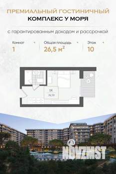 1-к квартира, вторичка, 27м2, 10/10 этаж