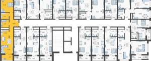 2-к квартира, вторичка, 51м2, 4/19 этаж