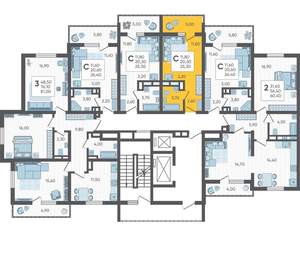 Студия квартира, вторичка, 25м2, 15/16 этаж
