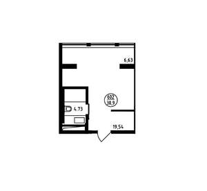 Студия квартира, вторичка, 31м2, 6/7 этаж