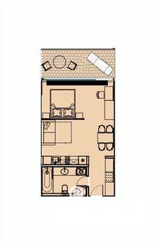 1-к квартира, вторичка, 55м2, 6/9 этаж