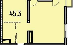 2-к квартира, вторичка, 45м2, 7/19 этаж