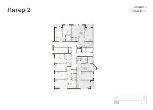 1-к квартира, вторичка, 34м2, 8/20 этаж