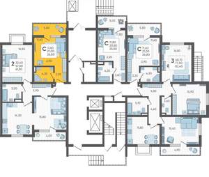 Студия квартира, вторичка, 27м2, 1/10 этаж