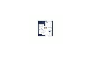 Студия квартира, строящийся дом, 40м2, 4/5 этаж