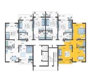 2-к квартира, вторичка, 62м2, 8/10 этаж