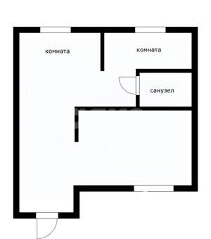 2-к квартира, вторичка, 51м2, 1/3 этаж