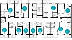 1-к квартира, вторичка, 30м2, 2/17 этаж