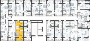 Студия квартира, вторичка, 24м2, 7/19 этаж