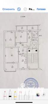 3-к квартира, вторичка, 78м2, 2/9 этаж