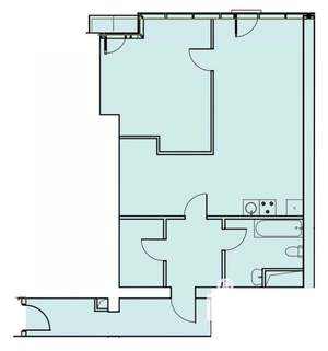 2-к квартира, вторичка, 76м2, 22/24 этаж