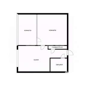 1-к квартира, вторичка, 30м2, 4/5 этаж