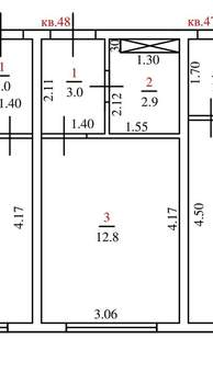Студия квартира, вторичка, 19м2, 3/7 этаж
