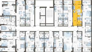 Студия квартира, вторичка, 23м2, 17/19 этаж