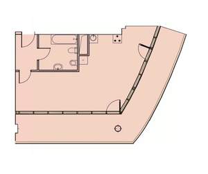 1-к квартира, вторичка, 81м2, 6/24 этаж