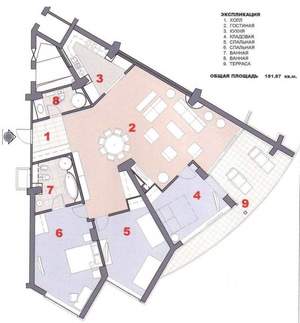 3-к квартира, вторичка, 181м2, 15/22 этаж