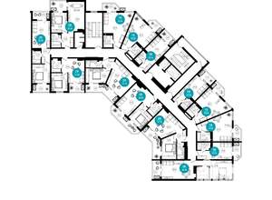 2-к квартира, строящийся дом, 44м2, 6/10 этаж