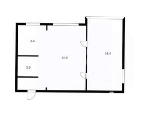 2-к квартира, вторичка, 50м2, 2/5 этаж
