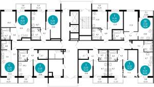 1-к квартира, вторичка, 34м2, 1/17 этаж