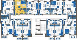 Студия квартира, строящийся дом, 32м2, 7/12 этаж