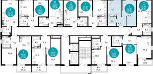 1-к квартира, вторичка, 34м2, 5/17 этаж