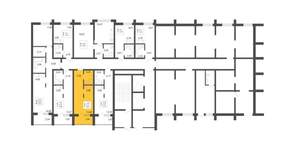 Студия квартира, вторичка, 24м2, 1/19 этаж