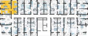 2-к квартира, вторичка, 50м2, 13/19 этаж