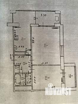 2-к квартира, вторичка, 54м2, 6/12 этаж