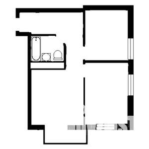 2-к квартира, вторичка, 51м2, 7/13 этаж