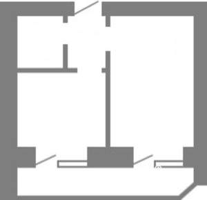 1-к квартира, вторичка, 42м2, 9/12 этаж